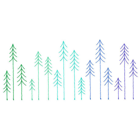 Spectrum of Winter Forest