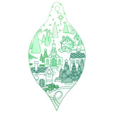 Peaceful Village Ornament Scene