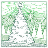 Christmas Tree Etching