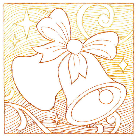 Christmas Bells Etching