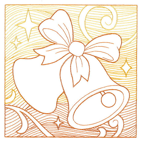 Christmas Bells Etching