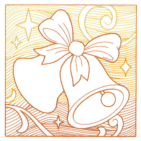 Christmas Bells Etching