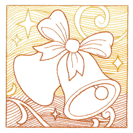 Christmas Bells Etching