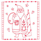 Simply Sweet Christmas - Santa (Redwork)