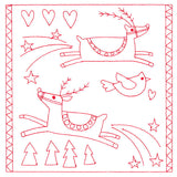 Simply Sweet Christmas - Reindeer (Redwork)