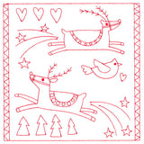 Simply Sweet Christmas - Reindeer (Redwork)