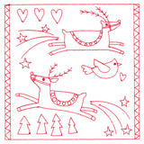 Simply Sweet Christmas - Reindeer (Redwork)