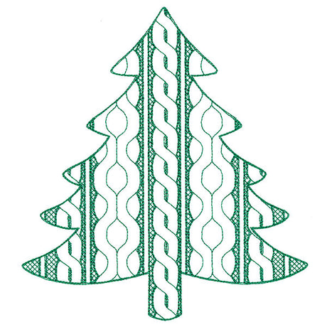 Classic Cable Pattern Tree