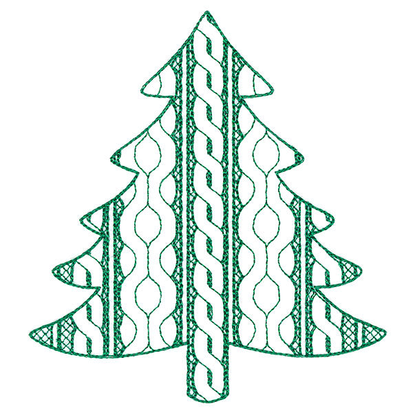 Classic Cable Pattern Tree