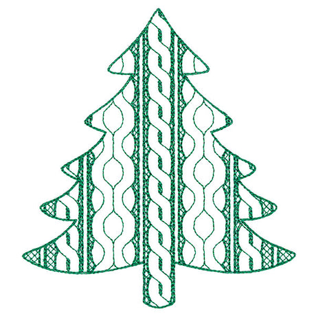Classic Cable Pattern Tree