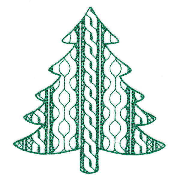 Classic Cable Pattern Tree