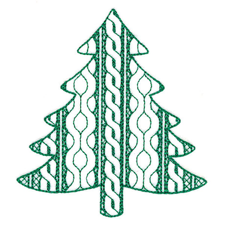 Classic Cable Pattern Tree