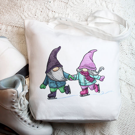 Winter Skating Gnomes