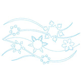 Spiraling Winter Snow (Edge-to-Edge Quilting)