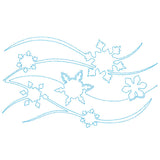 Spiraling Winter Snow (Edge-to-Edge Quilting)