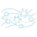 Spiraling Winter Snow (Edge-to-Edge Quilting)