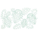 Spiraling Winter Pinecones (Edge-to-Edge Quilting)