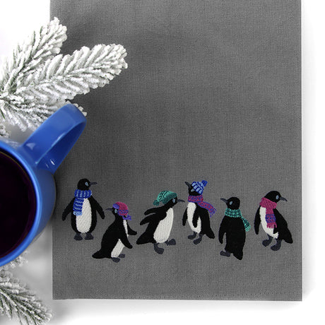 Playful Penguin Border