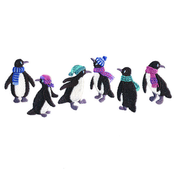 Playful Penguin Border