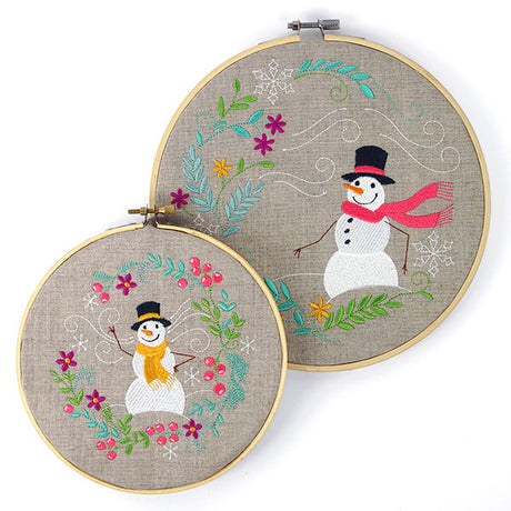 Snowman in Winter Botanicals 3