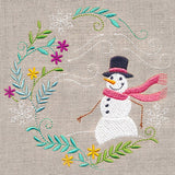 Snowman in Winter Botanicals 2