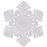 Falling Winter Snowflake (Embossed)