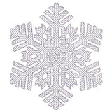 Falling Winter Snowflake (Embossed)