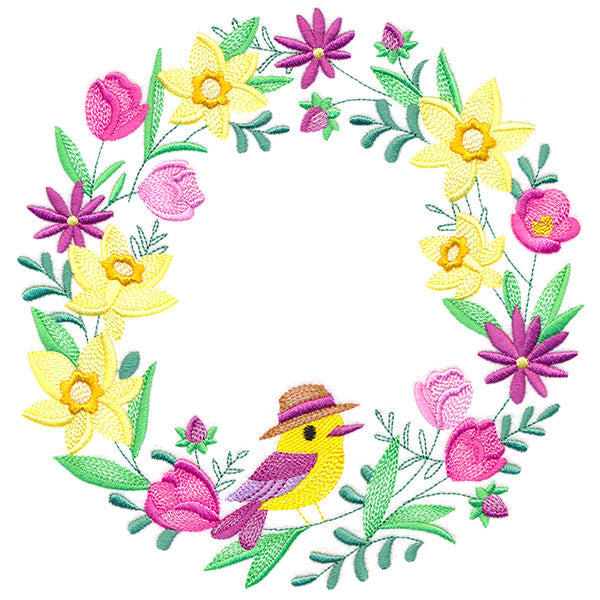 Spring Birdie in Botanicals