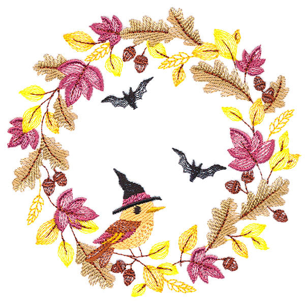 Fall Birdie in Botanicals