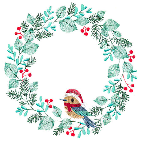 Winter Birdie in Botanicals