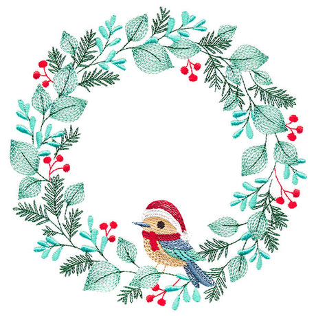 Winter Birdie in Botanicals