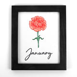 Flowers of the Year - January