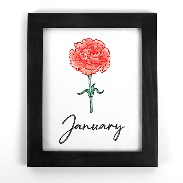 Flowers of the Year - January