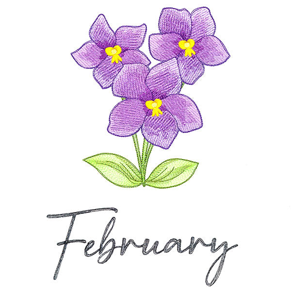 Flowers of the Year - February