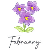 Flowers of the Year - February