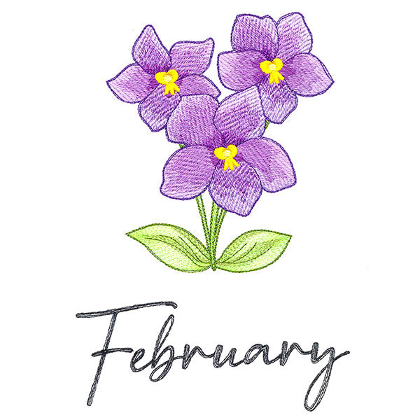 Flowers of the Year - February
