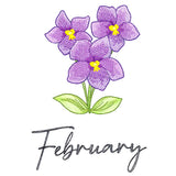 Flowers of the Year - February