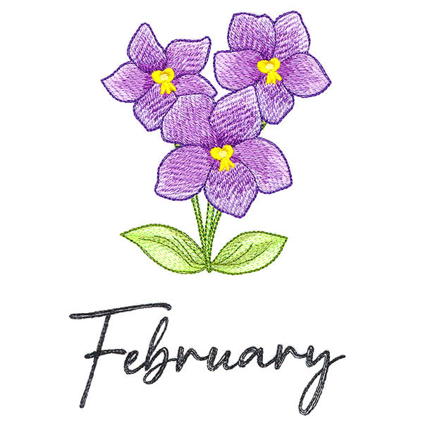 Flowers of the Year - February