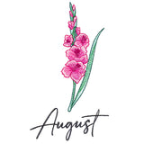 Flowers of the Year - August