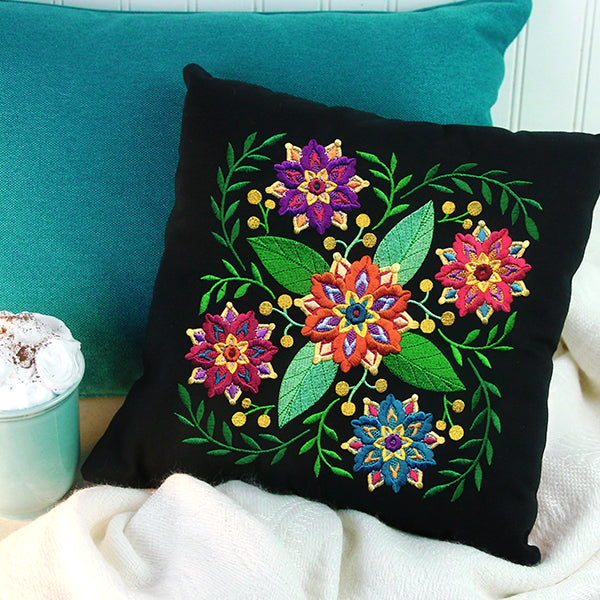 Vibrant Blooms Square