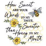 How Sweet Are Your Words