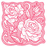 Beauty in a Stitch - Tea Rose (Trapunto)