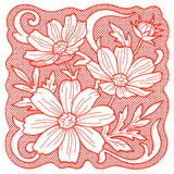 Beauty in a Stitch - Cosmos (Trapunto)