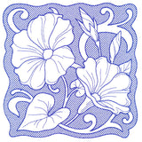 Beauty in a Stitch - Morning Glory (Trapunto)