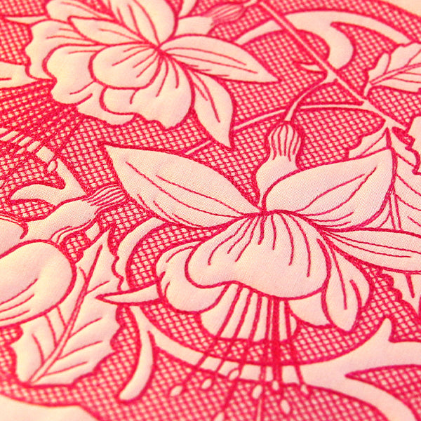 Beauty in a Stitch - Fuschia (Trapunto)