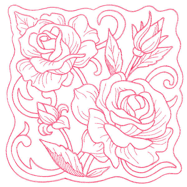 Beauty in a Stitch - Tea Rose