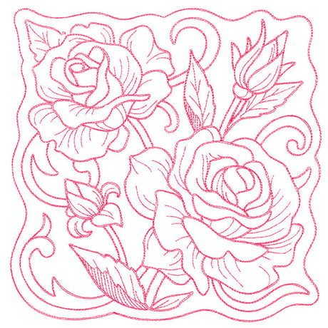 Beauty in a Stitch - Tea Rose