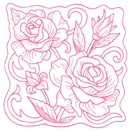 Beauty in a Stitch - Tea Rose