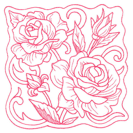 Beauty in a Stitch - Tea Rose