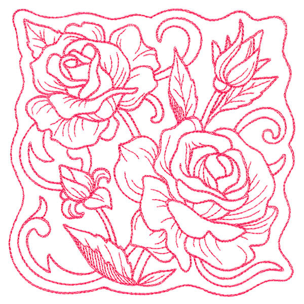 Beauty in a Stitch - Tea Rose